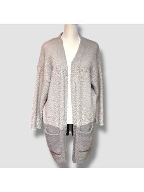 Thread & Supply OSFM Cozy Sherpa Open Cardigan With Pockets NWOT Warm Cozy Class